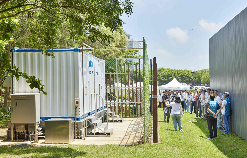 k8凯发(中国)西大墩窯文化館建置屋頂全綠電及儲能櫃，為兼具創能儲能的永續綠能場域