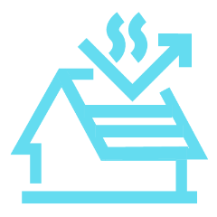 Roof thermal insulation performance